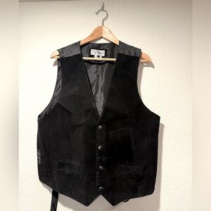 VINTAGE BB DAKOTA Suede Snap Button Vest